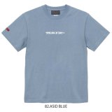 【BIGサイズ対応商品】 グランデ・エフ・ピー.POPロゴ.プリントTシャツ　アシッドブルー