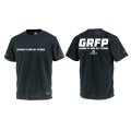 【BIGサイズ対応商品】GRFPバックプリント半袖Tシャツ　ブラックｘホワイト