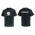 【BIGサイズ対応商品】BIGヘキサゴンプリント半袖Tシャツ　ブラックｘホワイト