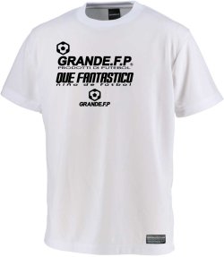 画像2: 【ジュニアサイズ対応】QUE.FANTASTICO.ドライメッシュTシャツ　ホワイトｘブラック