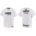 【ジュニアサイズ対応】GRFP.SOL&LUAドライメッシュTシャツ　ホワイトｘブラック