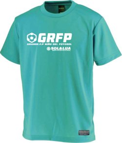 画像2: 【ジュニアサイズ対応】GRFP.SOL&LUAドライメッシュTシャツ　ミントブルーｘホワイト