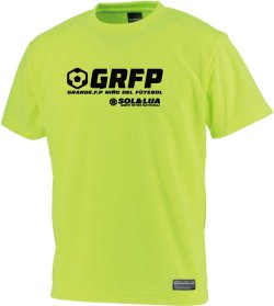 画像2: 【ジュニアサイズ対応】GRFP.SOL&LUAドライメッシュTシャツ　蛍光イエローｘブラック