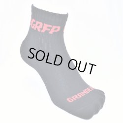 画像3: GRFPパイルショートソックス　ブラックｘレッド