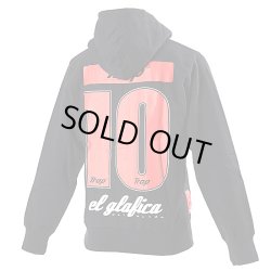 画像2: GRANDE プロトタイプ ヘビージップパーカー ブラック/レッド