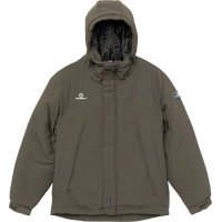GRANDE.F.PナイロンOX.フーデッドウォーマージャケット　オリーブ