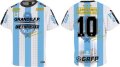 【BIGサイズ対応商品】 2022.CAMPEONES DEL MUNDO-T.-Argentina-　アルゼンチン.ホワイトｘサックスブルー