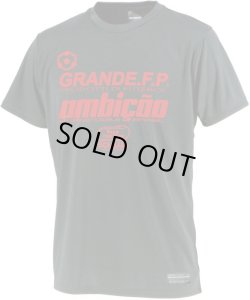 画像2: GRANDE.F.P.LIMITEDハイパーロゴプラクティスシャツ　ブラックｘレッド