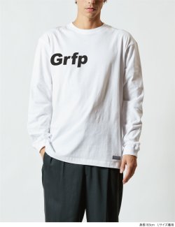 画像4: Grfp.プリント.ルーズフィット長袖Tシャツ　ブラックｘホワイト