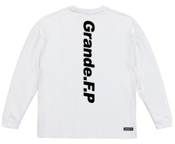 画像3: Grfp.プリント.ルーズフィット長袖Tシャツ　ホワイトｘブラック