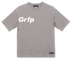 画像2: Grfp.プリント.ルーズフィット半袖Tシャツ　ヘザーグレーｘホワイト