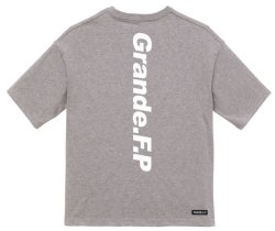 画像3: Grfp.プリント.ルーズフィット半袖Tシャツ　ヘザーグレーｘホワイト