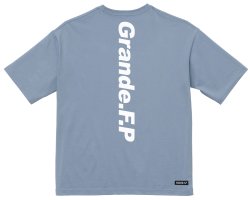 画像3: Grfp.プリント.ルーズフィット半袖Tシャツ　アシッドブルーｘホワイト