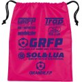 GRANDE.F.P.SOL&LUAナイロンマルチシューズケース　ホットピンクｘネイビー