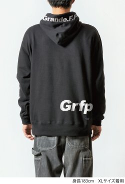 画像5: Grfp.プリント.ルーズフィットスウェットプルパーカー　アッシュグレーｘホワイト　　　　　　　　　　　　　　　　　　　　　　　　　　　　　　　　　　