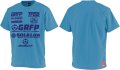 【ジュニアサイズ対応】GRANDE.F.P.SOL&LUAドライメッシュTシャツ　ターコイズブルーｘネイビー