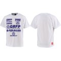 【ジュニアサイズ対応】GRANDE.F.P.SOL&LUAドライメッシュTシャツ　ホワイトｘネイビー