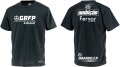 【ジュニアサイズ対応】GRFP.SOL&LUAドライメッシュTシャツ　ブラックｘホワイト