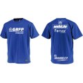 【ジュニアサイズ対応】GRFP.SOL&LUAドライメッシュTシャツ　ジャパンブルーｘホワイト