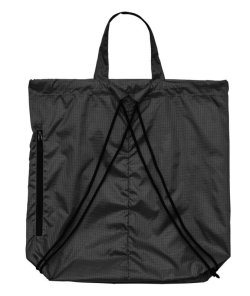 画像3: GRANDE.FPヘキサゴンライトナイロン リップストップ ジムサック ブラック