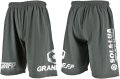 【BIGサイズ対応商品】GRANDE.FP.BIG.ヘキサゴンドライメッシュハーフパンツ　ダークグレーxホワイト