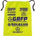 GRANDE.F.P.SOL&LUAナイロンマルチシューズケース　蛍光イエローｘネイビー