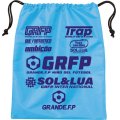 GRANDE.F.P.SOL&LUAナイロンマルチシューズケース　サックスブルーｘネイビー