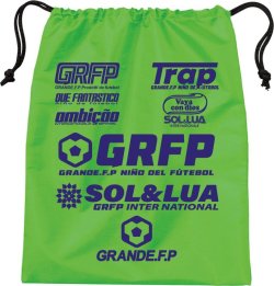 画像1: GRANDE.F.P.SOL&LUAナイロンマルチシューズケース　蛍光グリーンｘネイビー