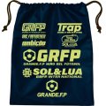 GRANDE.F.P.SOL&LUAナイロンマルチシューズケース　ネイビーｘレモンイエロー