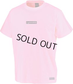 画像1: グランデ・エフ・ピー.grandefp.ワンポイントボックスロゴTシャツ　ピンクｘブラック