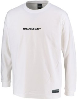 画像2: 【BIGサイズ対応商品】 グランデ・エフ・ピー.POPロゴ.プリント長袖Tシャツ　ホワイト