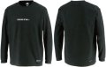 【BIGサイズ対応商品】 グランデ・エフ・ピー.POPロゴ.プリント長袖Tシャツ　ブラック