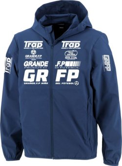 画像2: 【BIGサイズ対応】Grande.f.p.ドライストレッチZIPパーカーピステジャケット　ネイビーｘホワイト