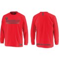 【BIGサイズ対応】GRANDE.F.P.ハイパーロゴ.ヘキサゴン.長袖プラクティスシャツ　　レッドｘクローム