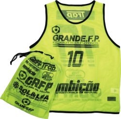 画像1: GRANDE.F.P.ベーシックビブス10枚セット　蛍光イエロー