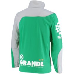 画像4: 【ジュニア〜大人サイズ対応・GRANDE.F.P.WEBショップ限定】GRANDE.FP.ウォームアップライトジャージ.セット グレーxグリーン
