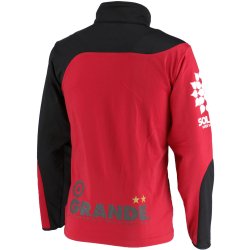 画像4: 【ジュニア〜大人サイズ対応・GRANDE.F.P.WEBショップ限定】GRANDE.FP.ウォームアップライトジャージ.セット ブラックxレッド