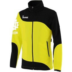 画像3: 【ジュニア〜大人サイズ対応・GRANDE.F.P.WEBショップ限定】GRANDE.FP.ウォームアップライトジャージ.セット ブラックxゴールドイエロー