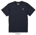 【ジュニア〜BIGサイズ対応商品】 見木友哉ｘGRANDE.F.Pコラボ.TOMOYA.シルエット刺繍Tシャツ　ブラック