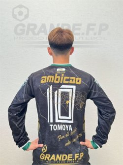 画像8: 【ジュニア〜BIGサイズ対応商品】 見木友哉xGRANDE.F.Pコラボ.TOMOYA・NO.10昇華転写サポートプラシャツ.長袖 グリーン