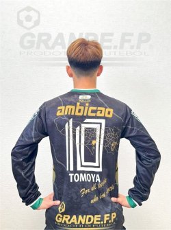 画像8: 【ジュニア〜BIGサイズ対応商品】 見木友哉ｘGRANDE.F.Pコラボ.TOMOYA・NO.10昇華転写サポートプラシャツ.半袖　ブラック