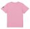 画像2: 【BIGサイズ対応商品】 Grande.F.Pスタンダード.ロゴプリント半袖Tシャツ　ピンクｘホワイト (2)