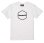 画像2: 【BIGサイズ対応商品】 Grande.F.P.ヘキサゴンプリント半袖Tシャツ　ホワイトｘブラック (2)