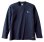 画像2: 【BIGサイズ対応商品】 見木友哉ｘGRANDE.F.Pコラボ.TOMOYA.シルエット刺繍長袖Tシャツ　ネイビー (2)