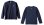 画像1: 【BIGサイズ対応商品】 見木友哉ｘGRANDE.F.Pコラボ.TOMOYA.シルエット刺繍長袖Tシャツ　ネイビー (1)