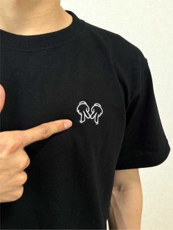 画像7: 【ジュニア〜BIGサイズ対応商品】 見木友哉ｘGRANDE.F.Pコラボ.TOMOYA.“M”刺繍Tシャツ　ブラック