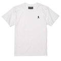 【ジュニア〜BIGサイズ対応商品】 見木友哉ｘGRANDE.F.Pコラボ.TOMOYA.シルエット刺繍Tシャツ　ホワイト