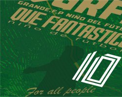 画像4: 【ジュニア〜BIGサイズ対応商品】 見木友哉xGRANDE.F.Pコラボ.TOMOYA・NO.10昇華転写サポートプラシャツ.長袖 グリーン