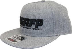 画像1: GRFP.3D刺繍フラットバイザーキャップ　ヘザーグレーｘブラック