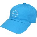  Grande.F.P.ヘキサゴンマーク刺繍WASHED TEILL BB.CAP　ターコイズブルー